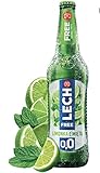 12 x Lech Free Limette Minze, fruchtig, erfrischend, polnisches alkoholfreies B