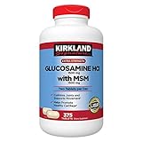Kirkland Signature Extra Strength Glucosamine HCI 1500mg, With MSM 1500 mg, Super Size Value Package 375-Tablets by Kirkland Sig
