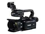 Canon 3666C003 XA40 Camcorder 4K (UHD Videokamera, 7,5 cm Touchscreen, 20x optischer Zoom, großer Weitwinkelbereich, Dual Pixel CMOS AF, 2 SD Kartenslots, MP4 Video Aufzeichnung) schw
