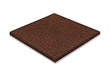 Fallschutzmatten rot Außenbereich 50x50 2.5 cm Kinder Spielplatz Garten Indoor Spielplatzmatte Fallschutzmatte Schaukel Spielturm Klettergerüst Fitness Outdoor Pool S