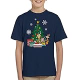 Ed EDD and Eddy Around The Christmas Tree Kid's T-S