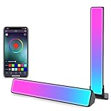 Zuukoo Smart LED Lightbar, RGB Smart LED Lampe mit Mehrere Lichteffekte, LED TV Hintergrundbeleuchtung, Gaming Lampe Sync mit Musik, LED RGB Lampe für Gaming, Filme, PC, TV, Raumdek