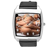 TAPORT® Quarz-Armbanduhr für Hot Ass Fans E2, Leder, Schw