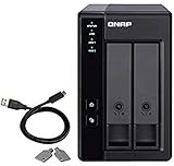 QNAP TR-002 USB 3.1-RAID-Erweiterungsgehäuse Gen. 2, 2 Einschübe, schw