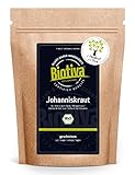 Biotiva Johanniskraut Tee Bio 100g- Echtes Johanniskraut, geschnitten - Hypericum - abgefüllt und kontrolliert in Deutschland (DE-ÖKO-005)