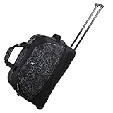 ZHD&CC 55.5 cm Laptop-Trolley, mit schnell laufenden Rollen und leicht zugänglicher Vordertasche - geeignet für Laptops bis 16 Zoll,Schw