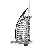 Piececool 3D DIY Metallmodell-Puzzles für Burj AL Arab Zubehörteile 32p