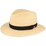 Mayser Orginal Panama-Hut | Stroh-Hut | Sommer-Hut aus Ecuador – Traditionell Handgeflochten, gefüttertes Schweißband, B