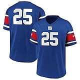 Fanatics NFL Trikot New York Giants NY Trikot Shirt Iconic Franchise Poly Mesh Supporters Jersey (XXL)