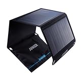 Anker PowerPort Solar Ladegerät 21W 2-Port, USB Solarladegerät für iPhone 7 / 7s / 6s / 6, iPad Air 2 / Mini 3, Galaxy S7 / S6 / S6 Edge und Tablet, Kamera usw