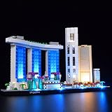 CALLME Led Beleuchtungsset für Lego 21057 Architecture Singapur, Licht Set Kompatibel Mit Lego 21057 Bauset - Nicht Enthalten Modellb