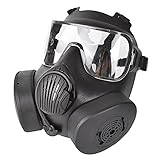 chiwanji Vollgesichtsmaske CS Schweiß Gesicht - Black_Clear Objek