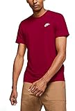 Nike Herren Sportswear Club T-Shirt Rot XL