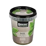 Bresc Basilikum-Püree Spice-Mix - 12x 450g - vegane Gewürz-Paste aus frischem italienischem Basilikum verarbeitet mit ausgewähltem Sonnenblumenöl, zum Würzen und Verfeinern von G
