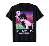 Japanese Vaporwave Anime Girl Game Over Indie Alt Aesthetic T-S