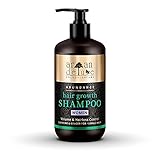 Argan Deluxe Haarwachstums-Shampoo in Friseur-Qualität 300 ml - effektive Hilfe gegen Haarausfall - für kräftiges Haar & mehr Volumen - für F