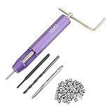 JIANHE 50 Stück M3 x 2D. Thread-Reparatureinsatz-Kit Edelstahl Spiraldrahteinsatz Installation Kit HeliCoil Auto Reparaturwerkzeuge Bohrerhahn Ex