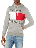 Tommy Hilfiger Herren Flagge Hoodie - Grau - Larg