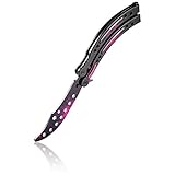 New CSGO Butterfly Turnschuhe Messer Stumpfe Klinge unsharpened gebogen handle-sak