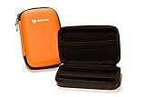 Case4Life Orange stoßfest Externe Festplattentaschen (2,5 Zoll 6,35cm) für Toshiba Canvio Basics/Ready 500 GB 1TB 1.5 TB 2 TB 3 TB