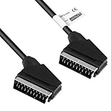 mumbi 07480 Scartkabel Scartstecker 21-polig auf Schartstecker 21-polig, 1.40