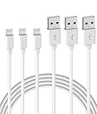 Quntis 3Pack 2m iPhone Ladekabel, MFi Zertifiziertes iPhone Kabel, iPhone Ladekabel kompatibel mit iPhone 13 12 SE 2020 11 Pro XS Max XR X 8 Plus 7 Plus 6 Plus 5s SE iPad Pro Air M