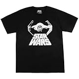 Star Wars Unisex-Erwachsene Bat Fighter T-Shirt, schwarz, Groß