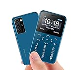 1,8'Weltkleinste ultraflache Kartengröße GSM entsperrtes Mobiltelefon mit Kamera (Blau)