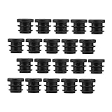 Balacoo 100Pcs Runde Schläuche Kunststoff Stecker Anti Slip Stuhl Bein Kappen Rohr Schläuche End Kappe Zaun Post Rohr Finishing Caps Einfügen Stuhl Gleiten Schläuche Eng Abdeckung