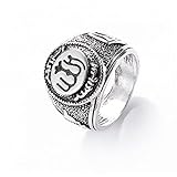 PiniceCore Hohe Qualität Islam Muslimischen Propheten Mohammed Edelstahl-Ring, Türkisch-osmanischen Ring Großhandel Für Frauen Männer 8