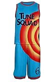 SETHOUS Space Movie 2 Kostüm Lebron #6 Basketball Trikots Toon Squad Crop Top Shorts 90er Jahre Hip Hop Outfit Cosplay
