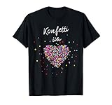Konfetti im Herzen Fasching Karneval Konfetti Kostüm Outfit T-S