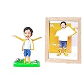 ZCHOUCZUS Benutzerdefinierte Bobblehehead Figur personalisierte Geburtstagsgeschenke BobbleHead Puppe Figuren for Freundinnen Liebhaber (Color : A, Size : 15cm)