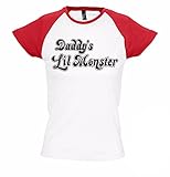 Daddy's Lil Monster Girlie Shirt | Suicide Squad | Harley Quinn | Joker | Held | Fun | Superheld | Frauen | Kostüm | Fun (S)
