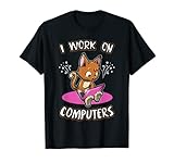 Lustige Katzen und Laptop Halloween Kitty für Mädchen T-S
