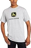 JOHN DEERE NCAA Herren T-Shirt mit Logo - grau - Groß