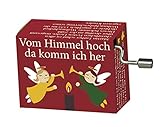 Fridolin Spieluhr Weihnachtslied - Vom Himmel hoch, da komm ich her Mini Drehorg