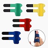 LUTER 4 Stk Fingerschienen Fingerglätter Fingerstütze Fingerstabilisator für Gebrochene, Strapazierte, Verstauchte, Geschwollene Finger, Arthritis oder T