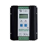 1200 Watt Wind Solar Hybrid Controller 800 Watt wind Turbine 400 Watt Solarpanel Laderegler 12 V / 24 V Automatische Batterie Controller mit Großen LCD Display