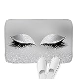 Badezimmer-Fußmatten in Wimpernfarbe, rutschfest, für Eingangstür, Badezimmer, Küche, Wohnzimmer, Innenteppich, Fußmatte, Dekoration, Heimdekoration (Farbe: Stil 6, Größe: 40 x 60 cm (ohne Slipper))