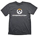 Overwatch T-Shirt 'Logo' White/Orange on Grey Size XL