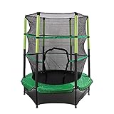 Sallurmose 4.5FT Kindertrampolin Gartentrampolin für Kinder Springen Trampolin für Indoor Outdoor Max Tragfähigkeit 50kg