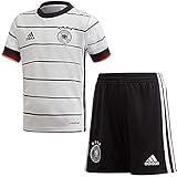 adidas FS7594 Unisex Kinder Dfb H Mini Football Set, Top:white/Black Bottom:black, 44322 Jahre (116 EU)