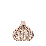 Aniiii Antike Handgemachte Weben Holz Farbe Bambus Rattan Kronleuchter Retro Pendelleuchte DIY Wicker Rattan Lampenschirme Weben Hängelampe Für Bauernhaus Teestub