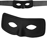 Panzerknacker Maske | Bandit | Zorro | Räuber | Dieb | Einbrecher | Bankräuber - Accessoire für Erwachsene & Kinder zum Karneval / Fasching