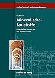 Mineralische Baustoffe.: Untersuchen, Bewerten und Konservieren. (Erhalten historisch bedeutsamer Bauwerke - Empfehlungen für die Praxis)