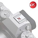 VKO Kamera Blitzschuhabdeckung und Auslöseknopf Kit geeignet für Fujifilm XPro3 XPro2 XT4 XT3 XT2 XT1 X-T30 X-T20 X-T10 XE3 XE2S X100V X100F X100T X100 (SRXR)