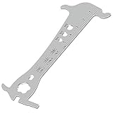 Fahrradkettenlehre aus Stahl,Schnelle und einfache Verschleißmessung,Fahrradkettenlehre Multitool mit Kettenhaken für Fahrräder,Kettenverschleißanzeige,Edelstahl 304, 0,5 0,75 1 Inspek
