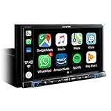 Alpine Electronics iLX-702D Digital Media Receiver 2DIN mit DAB, Schw