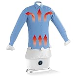 CLEANmaxx Automatischer Hemdenbügler mit Dampffunktion | Trocknet und glättet Hemden & Blusen und ersetzt Bügeleisen oder Dampfbügelstation | Automatische Bügelstation mit zwei Prog